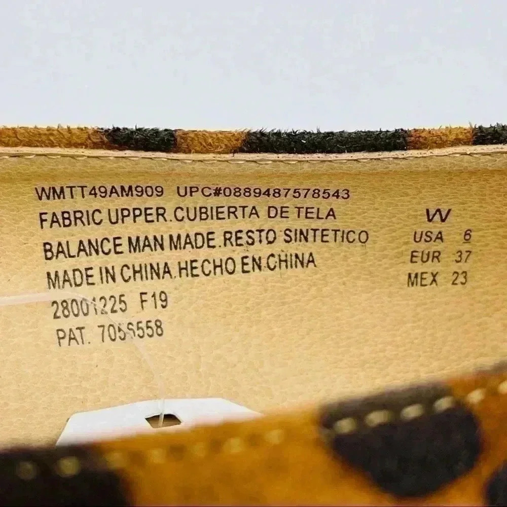 Time And Tru Memory Form Cheetah Print Flats - Picture 8 of 8